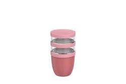 Portacomida Ellipse triple 500 ml + 2 x 200 ml Vivid Mauve Mepal