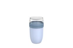 Portacomida Ellipse XL doble 750 ml + 300 ml Nordic Blue Mepal