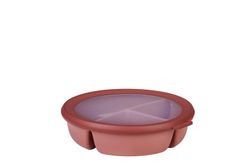 Portacomida Fiambrera Hermética Vivid Mauve Nordico Bento Bol Cirqula Mepal 250+250+500ml