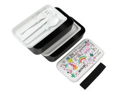 Caja Almuerzo Comida Unicorn Regalo Itotal