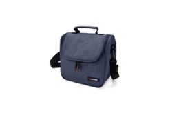 Portacomida Lunchbag Case Azul Jaspeada Iris