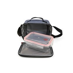 Porta-alimentos Blue Goglass Lunchbag (recipiente de vidro de 840 ml) Iris