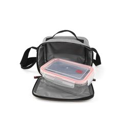 Lunchväska Goglass Grå matbärare (glasbehållare 840 ml) Iris