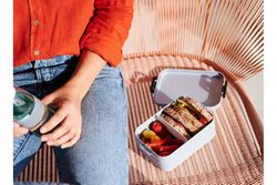 Mepal Take a Break Transportador de Alimentos Midi Nordic Blue