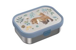 Portacomidas Infantil Acero con tenedor Campus Forest Friends Mepal