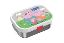 Portacomidas Infantil Acero con tenedor Campus Peppa Pig Mepal
