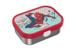Portacomidas Infantil Acero con tenedor Campus Spiderman Mepal