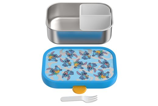 Portacomidas Infantil Acero con tenedor Campus Stitch Mepal