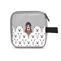Portasándwich zipper and roll gris friends Iris