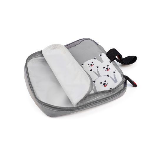Portasándwich zipper and roll gris friends Iris