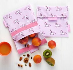 Portasnacks Infantil Snack'n'Go Duo Animals Unicorn