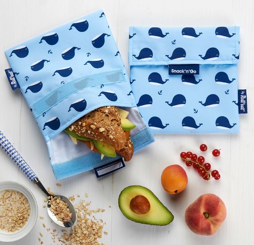 Portasnacks Infantil Snack'n'Go Duo Animals Whale