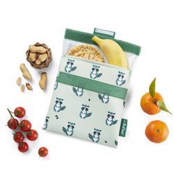 Porta lanche Snack'n'Go Animals Raccoon