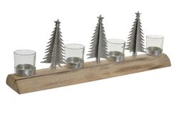Natural candle holder