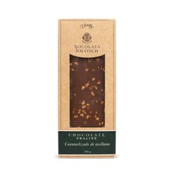 Praliné de tableta chocolate con avellana caramelizada jolonch 100 grs