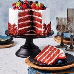 Röd sammetsberedning 1 kg funcakes