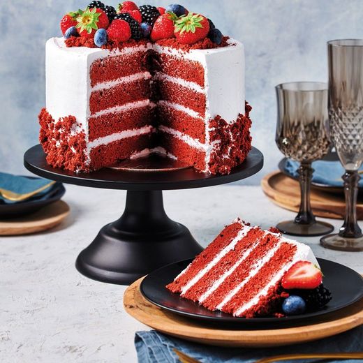 Röd sammetsberedning 1 kg funcakes