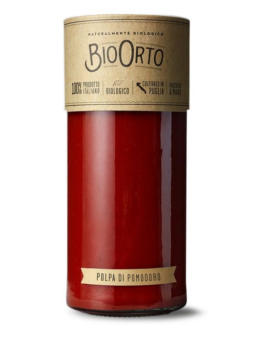 Biologische tomatenpulp met hoog lycopeengehalte Bio Orto 370 ml