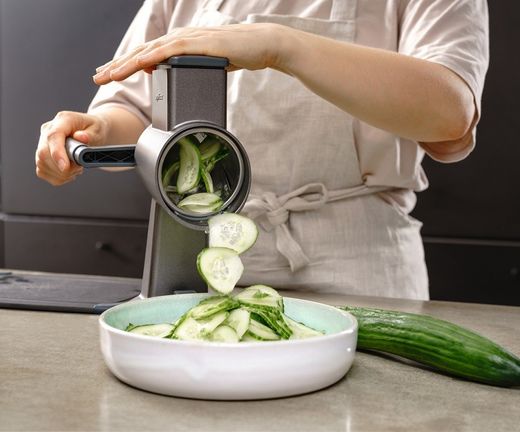 Rallador de cocina con 3 tambores gourmet Zyliss