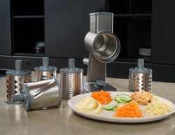 Rallador de cocina con 3 tambores gourmet Zyliss