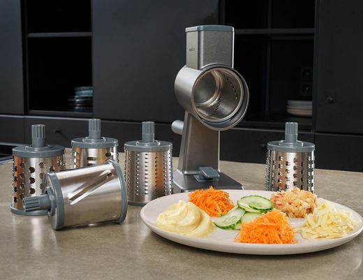 Rallador de cocina con 3 tambores gourmet Zyliss