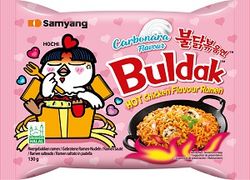 Ramen carbonara 130g Buldak comida coreana gourmet