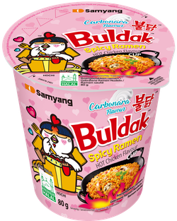Ramen carbonara cup 80g Buldak comida coreana gourmet