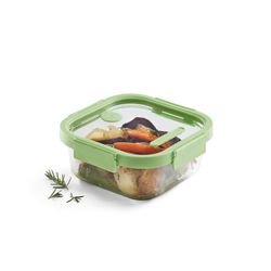 Recipiente Hermetico 100% De Vidrio 1100Ml Cuadrado Lekue