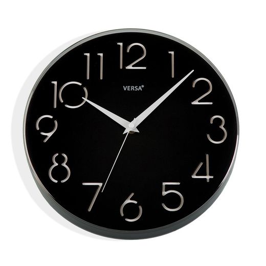 Reloj de cocina negro
