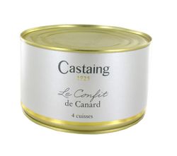 Rillette d'anatra con 20% di foie d'anatra 180 g Castaign