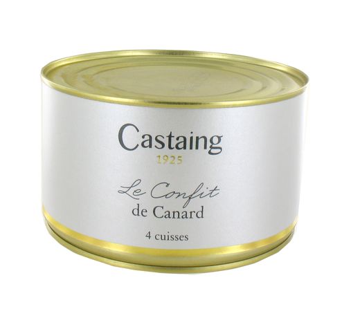 Rillette d'anatra con 20% di foie d'anatra 180 g Castaign