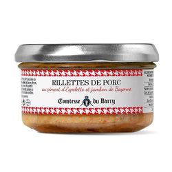 Rillettes de Cerdo con Pimienta de Espelette 140 grs Comtesse du Barry