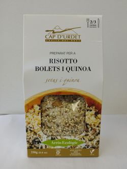 Risotto Bio Urdet con Quinoa y Setas 250 grs