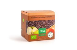 Rooibos Naranja Manzana Alma Home Ecológico 15 pirámides