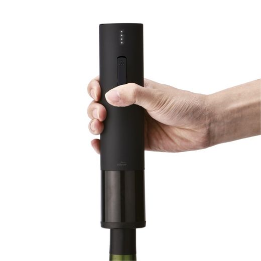 Saca Rolhas Elétrico Usb Preto Luxe Lacor