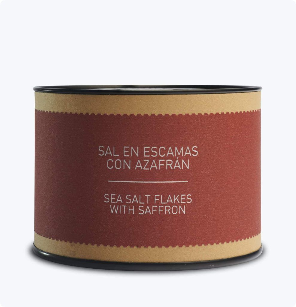 Sal en Escamas con Azafrán 165 gr La Chinata