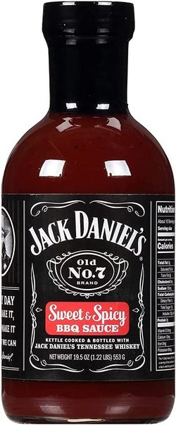 Salsa Barbacoa Dulce y Picante 280 g Botella Jack Daniels