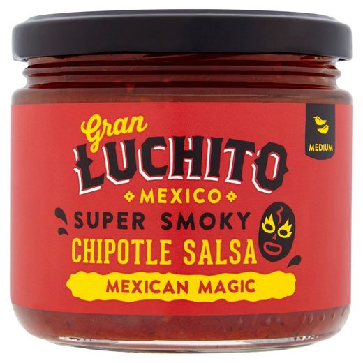 Chipotle luchito molho comida mexicana 300 grs