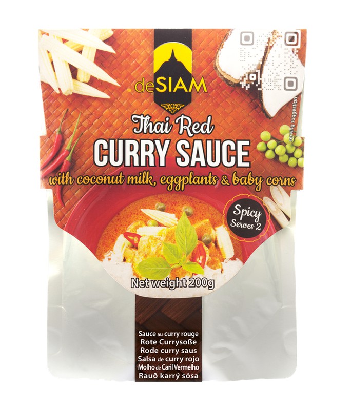 Pate de curry rouge 200g - Siam