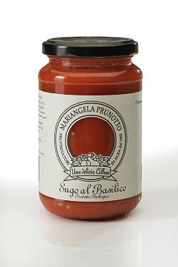 Salsa de tomate y albahaca 340 g Mariangela Prunotto