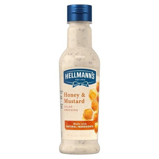 Salsa ensalada miel mostaza hellmans 210 ml