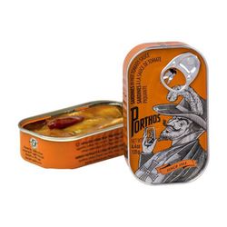 Sardinas en Salsa Tomate Picante 3/5 Porthos Conserva Portuguesa 125g