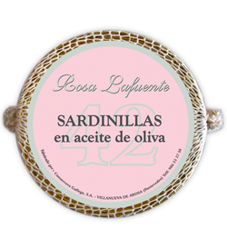 Sardinillas en aceite de oliva 42 piezas RO120 g Rosa Lafuente