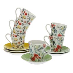 Set 6 Tazas Café Leche Aurora