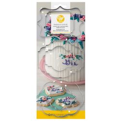 Set cortador galletas para placas set 6 uds wilton