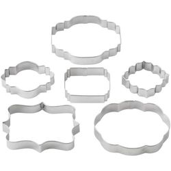 Ensemble d'emporte-pièces pour assiettes set 6 pcs wilton