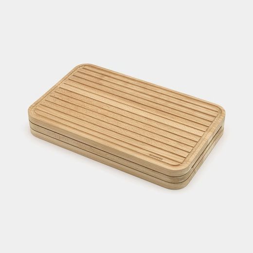 Set de 3 Tablas de madera para cortar Madera de Haya Brabantia