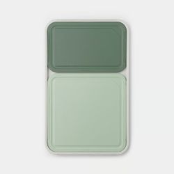 Set de 3 Tablas para cortar Gris Claro/Verde Jade/Fir Green Brabantia