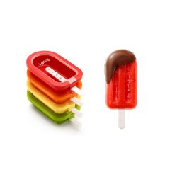 Set de 4 Moldes de Helados Apilables Lékué