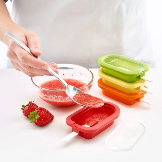 Set de 4 Moldes de Helados Apilables Lékué